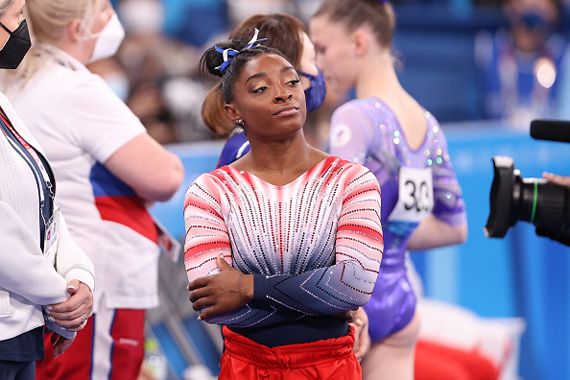 La gymnaste Simone Biles